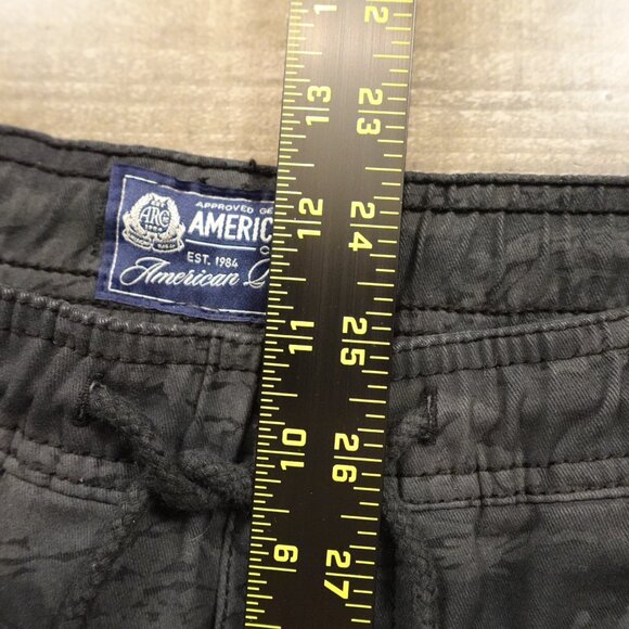 American Rag Camo Cargo Jogger Pants Men’s Medium Black Gray Drawstring - Picture 5 of 10